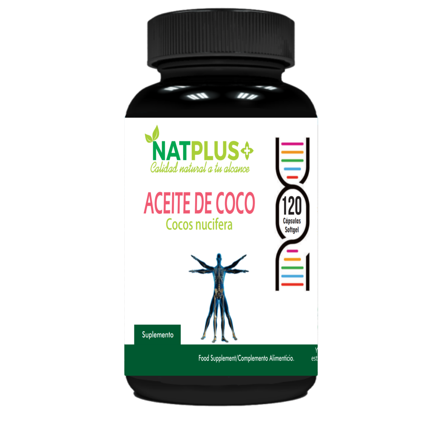 Aceite De Coco 120 Capsulas Softgel