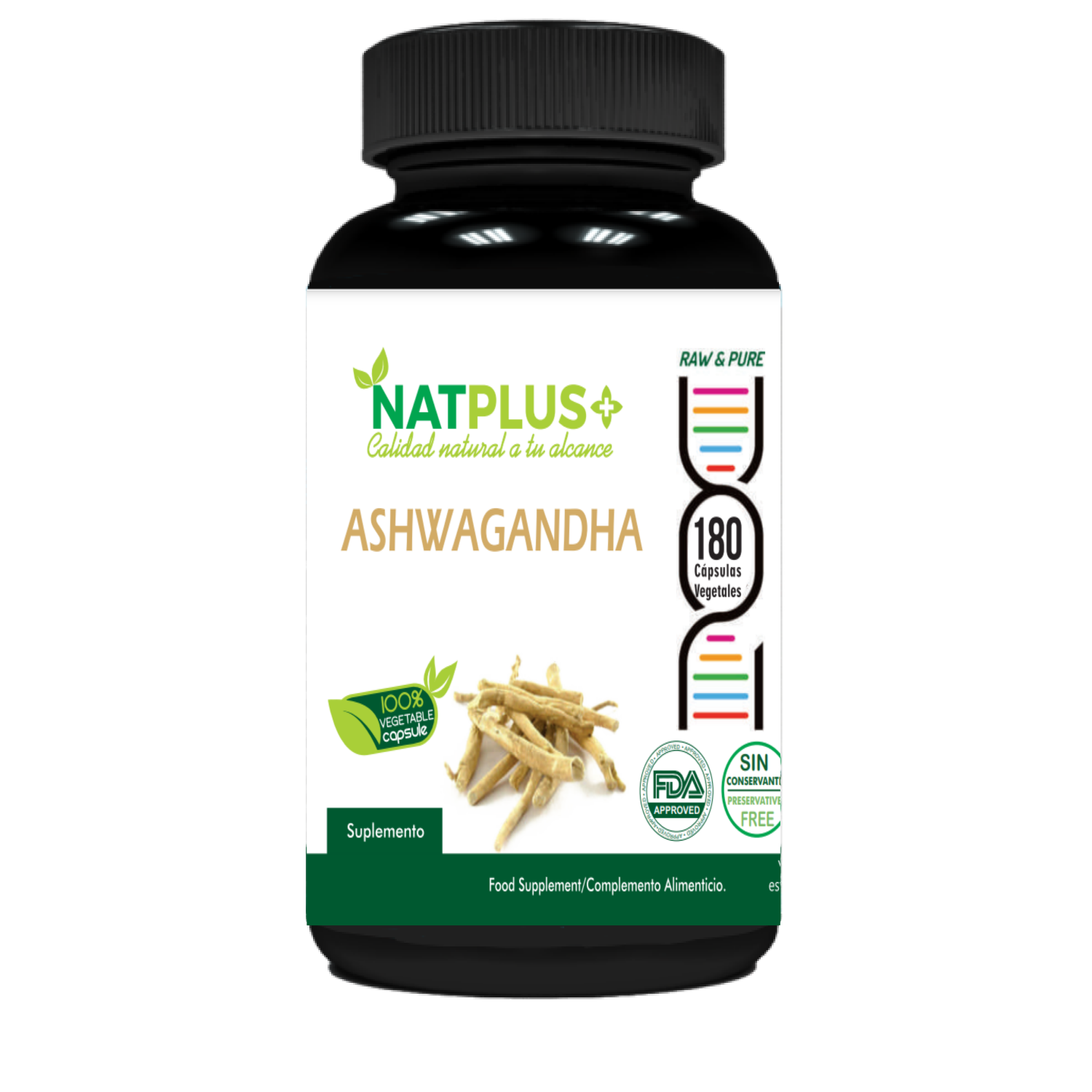 Ashwagandha 180 cápsulas  450mg