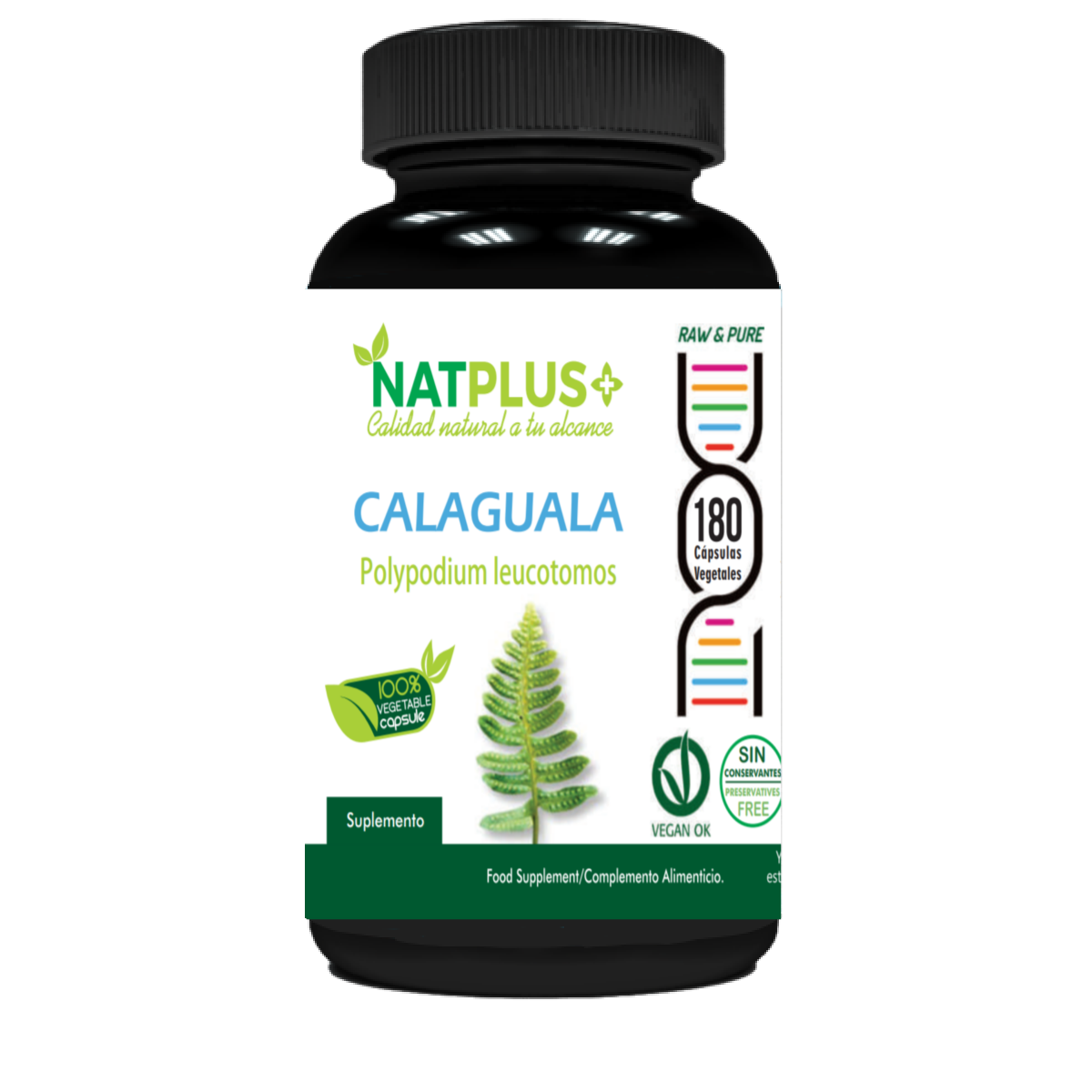 Calaguala 180 cápsulas vegetales 450mg