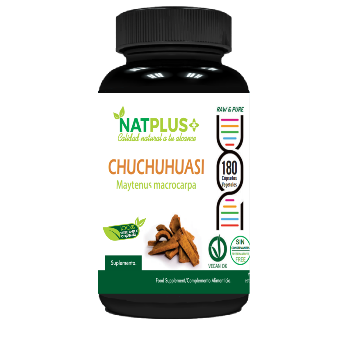 Chuchuhuasi cápsulas vegetales 450mg