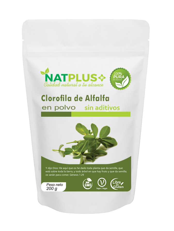 Clorofila de Alfalfa en polvo x 200gr