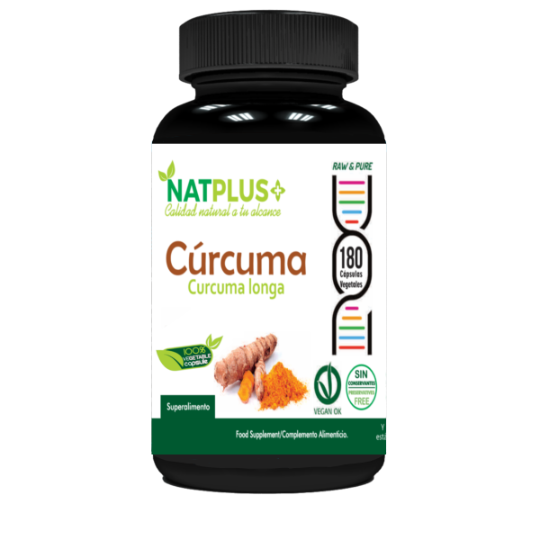 Curcuma  180 capsulas vegetales  500mg