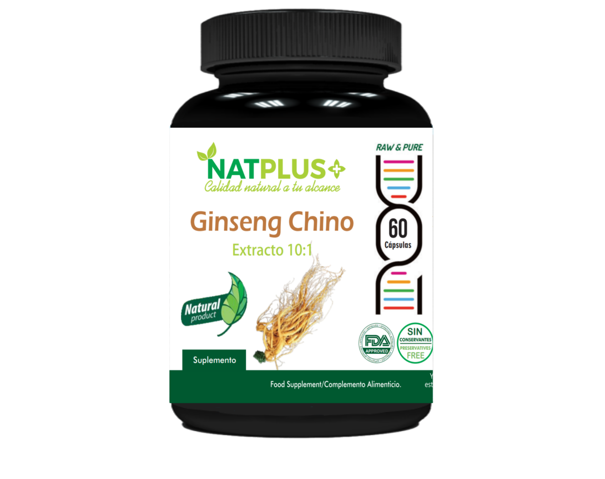 Ginseng Chino (extracto 10:1) 60 Cápsulas De 300mg