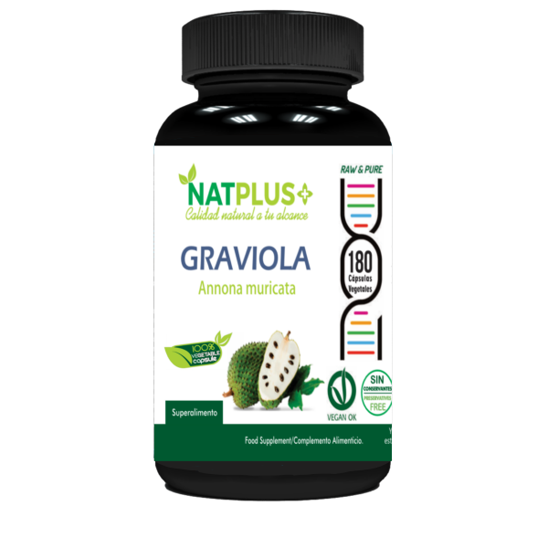 Graviola 180 cápsulas vegetales 500mg