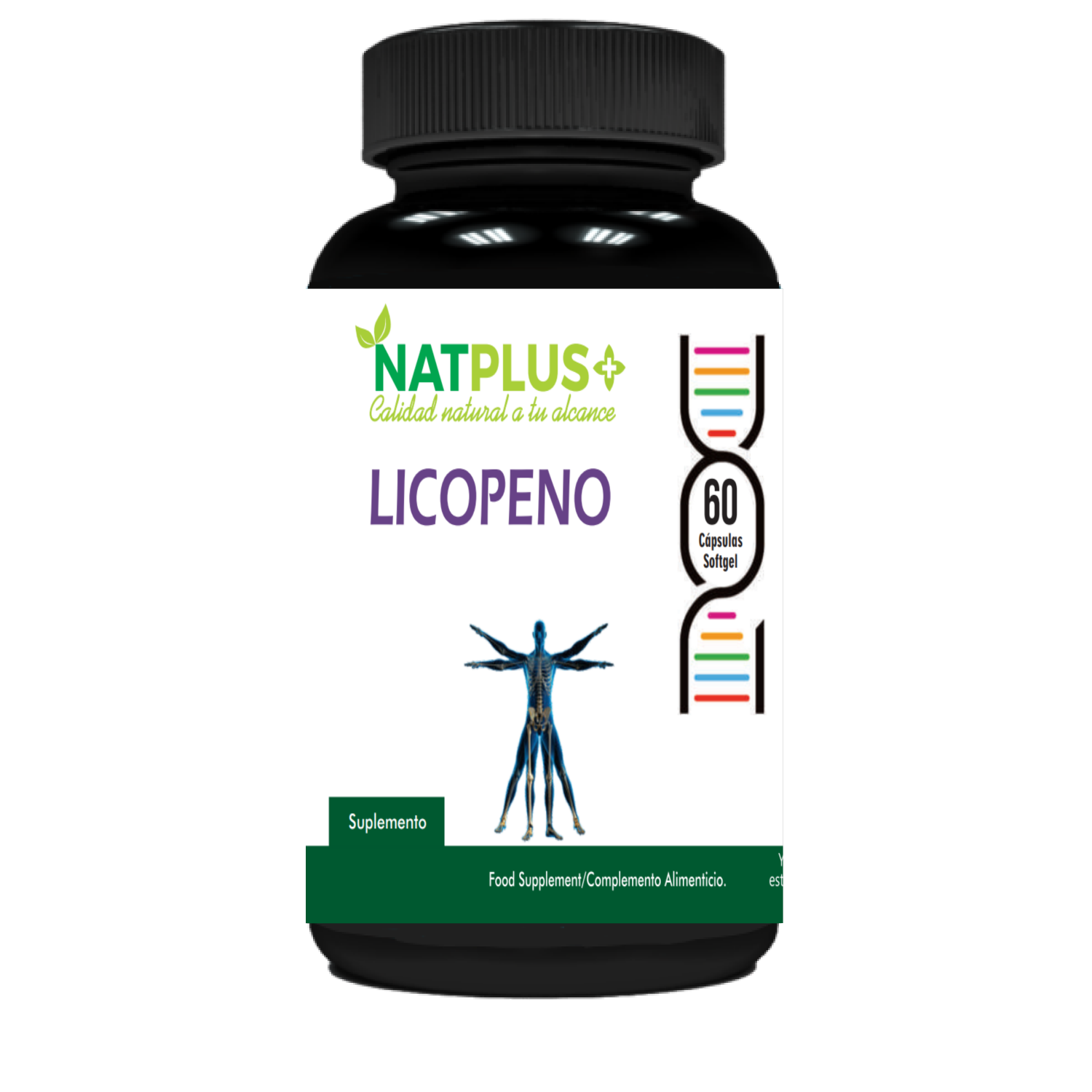 Licopeno 60 Capsulas softgel 385mg.