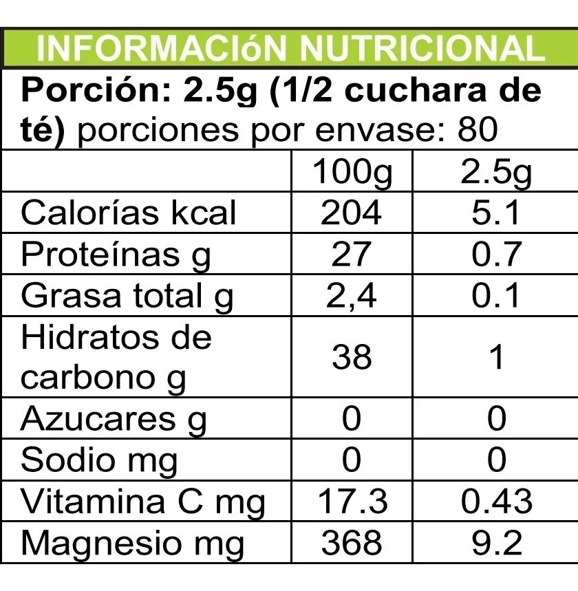 Moringa En Polvo 200g