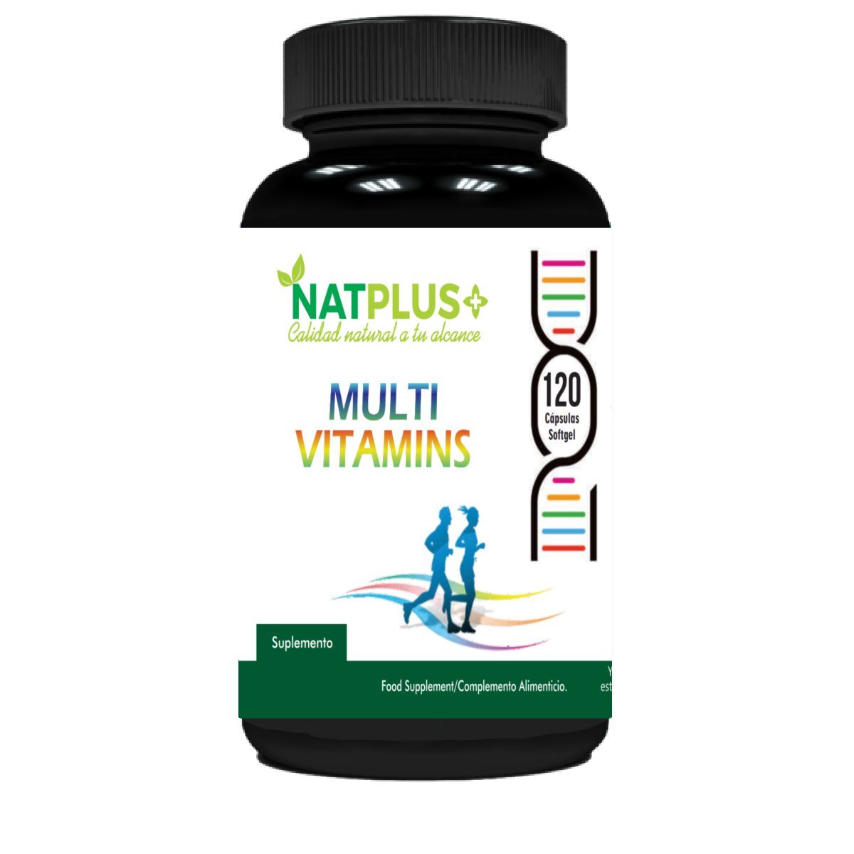 Multivitamico Con Ginseng 120 Cáps. Softgel (blandas) 1000mg