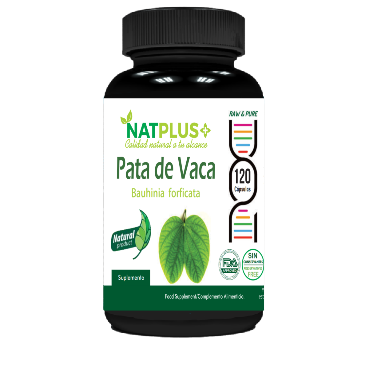 Pata De Vaca 120 Cápsulas de 400mg