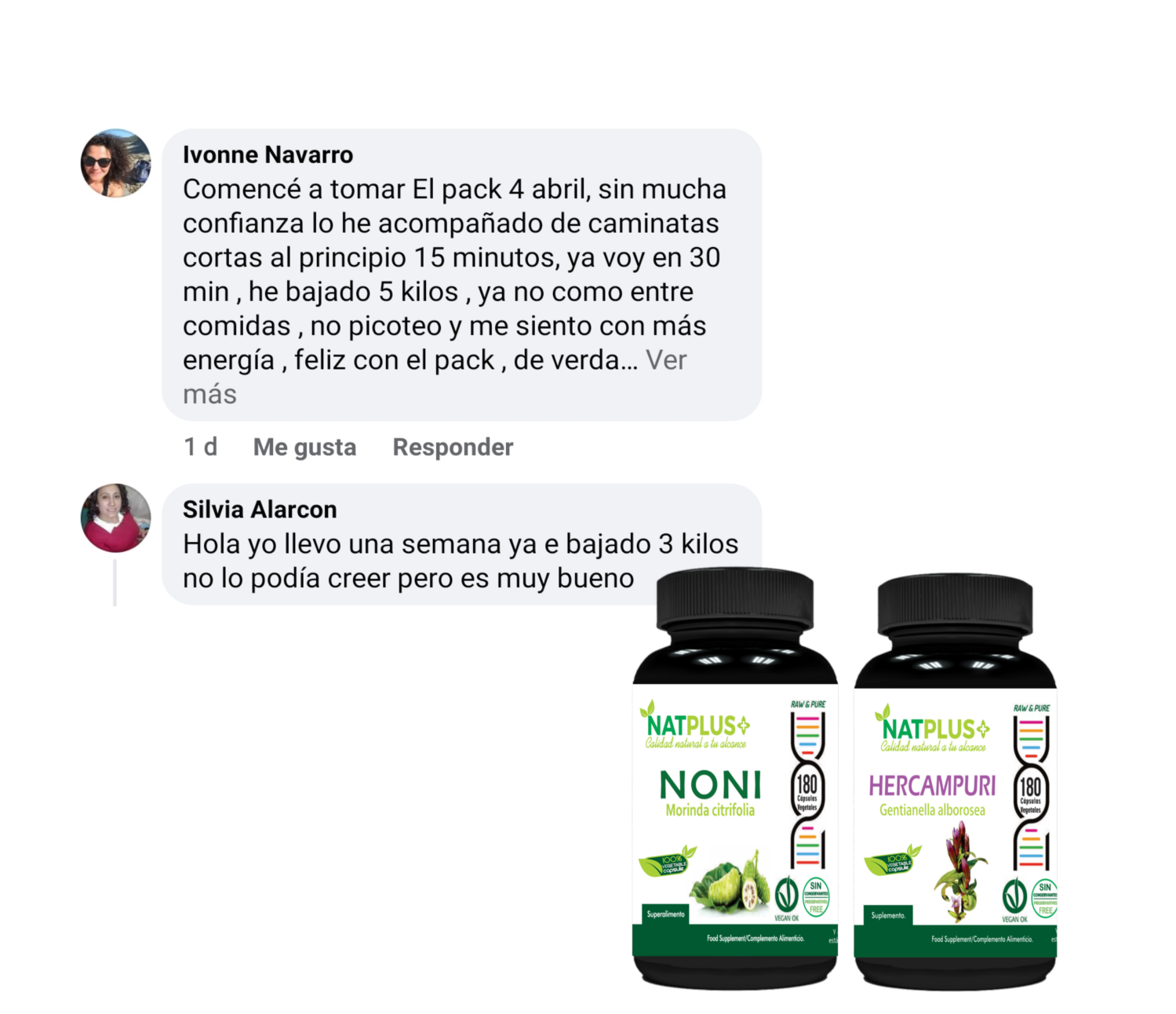 Pack Adelgazar: Noni/Hercampuri 360 Caps + Nopal de regalo