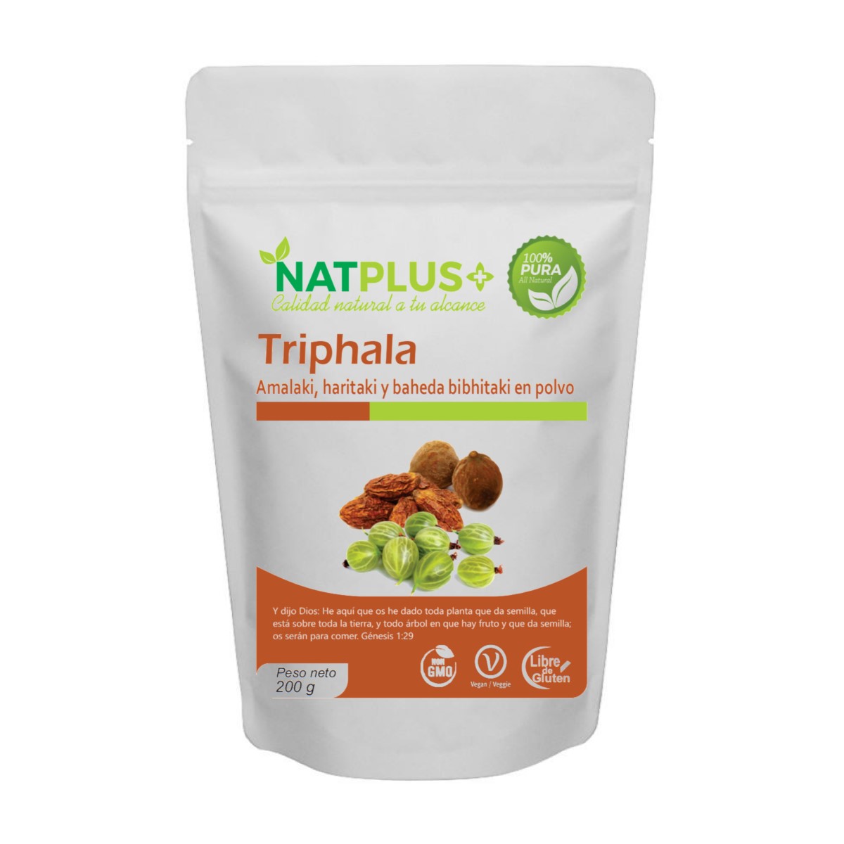 Triphala En Polvo 200g