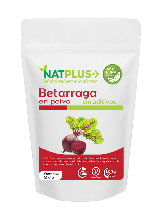 Betarraga en polvo x 200gr.