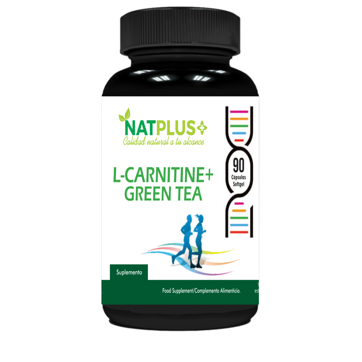 L Carnitine + Green Tea 90 Cáps. Softgel (blandas) de 1000mg