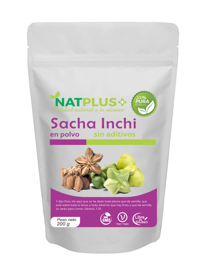 Sacha Inchi en polvo sin aditivos 200 g