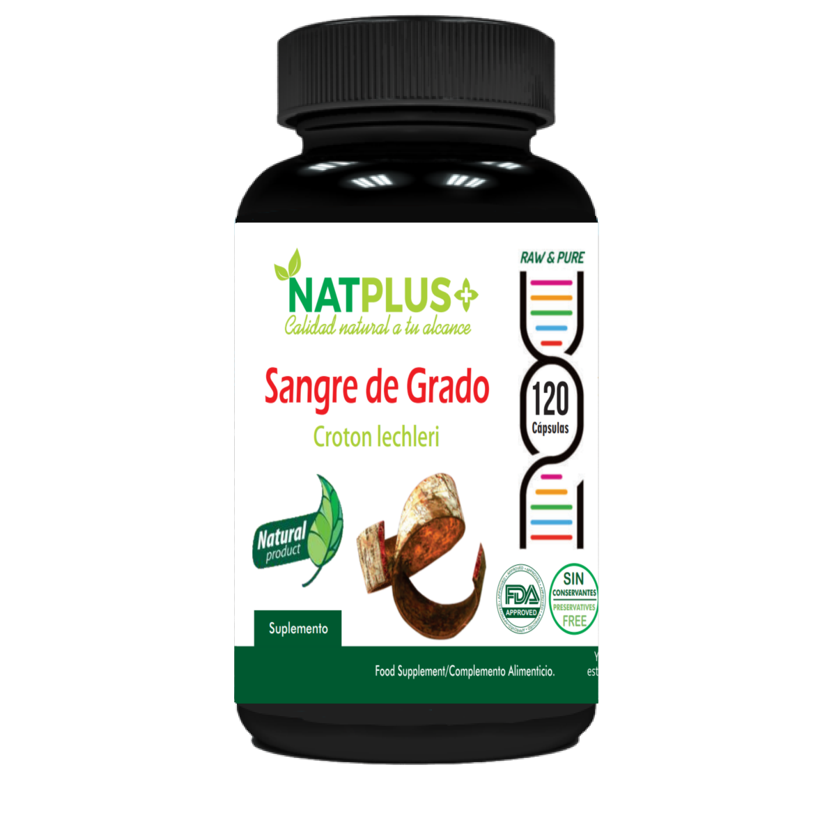 Sangre de grado 120 cápsulas de 400mg