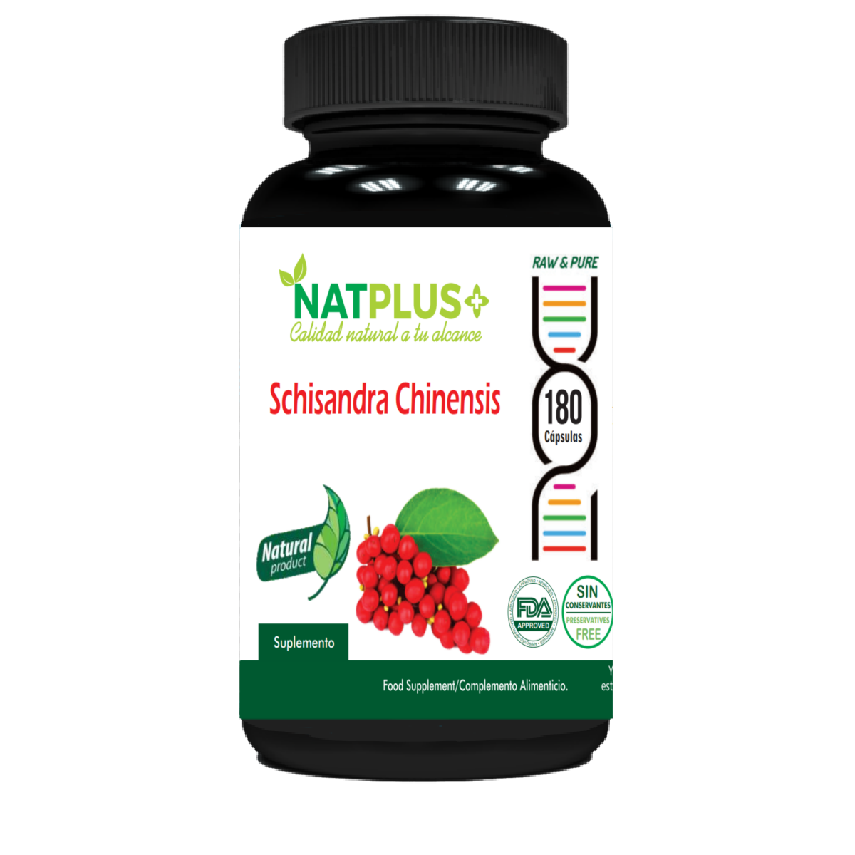 Schisandra 180 Cápsulas de 450mg