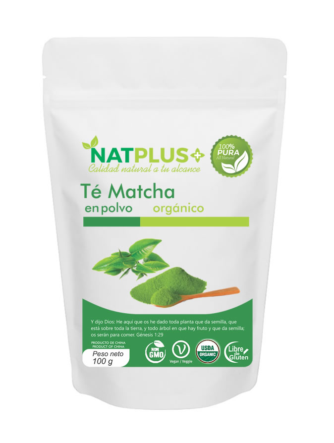 Té Matcha Organico en polvo x100gr.