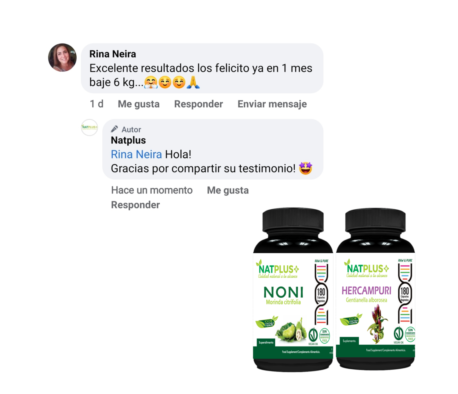 Pack Adelgazar: Noni/Hercampuri 360 Caps + Nopal de regalo