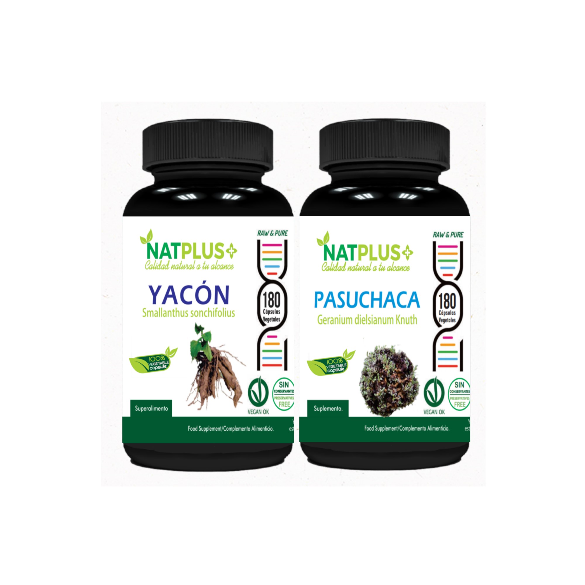 Pack diabetes: Yacon/Pasuchaca360 Caps (pack promocional)