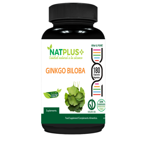 Ginkgo Biloba 180 cápsulas vegetales 500mg