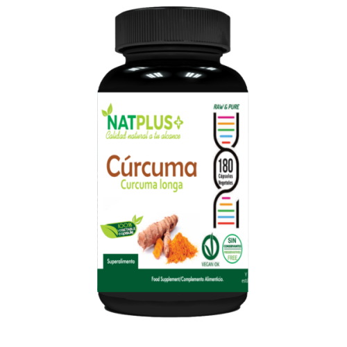 Curcuma  180 capsulas vegetales  500mg