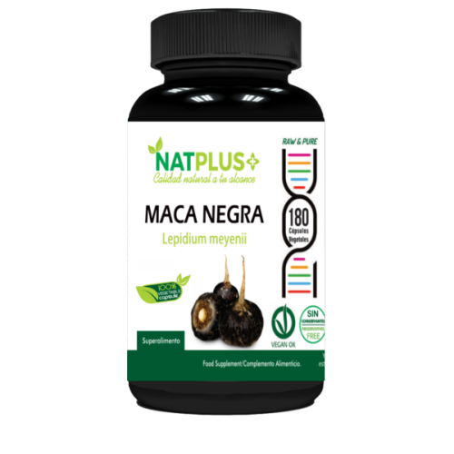 Maca Negra 180 cápsulas vegetales 500mg