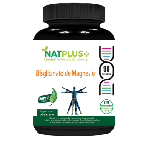 Bisglicinato De Magnesio 90 Cápsulas de 400mg