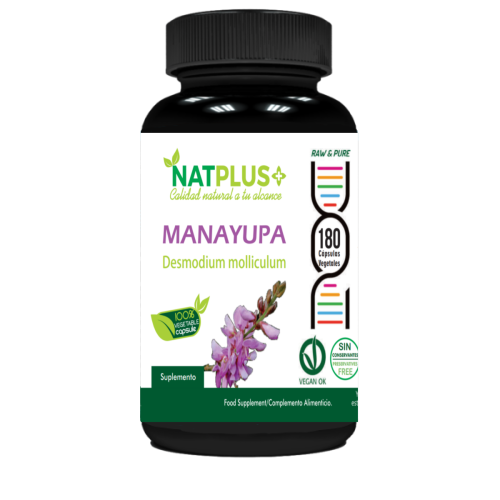 Manayupa 180 cápsulas vegetales 450mg