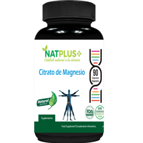 Citrato De Magnesio 90 Cápsulas