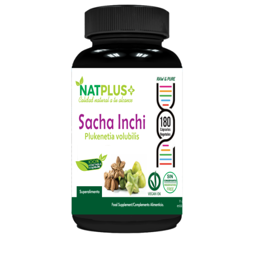 Sacha Inchi 180 cápsulas vegetales 500mg