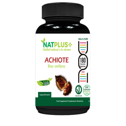 Achiote 180 cápsulas vegetales 450mg