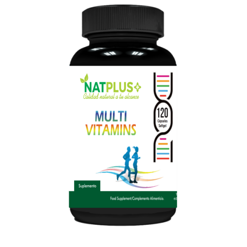 Multivitamico Con Ginseng 120 Cáps. Softgel (blandas) 1000mg