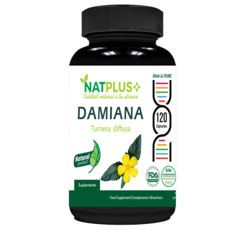Damiana 120 Cápsulas de 400mg