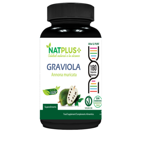 Graviola 180 cápsulas vegetales 500mg