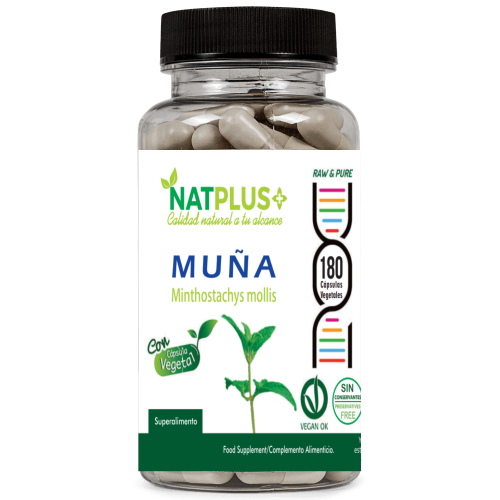 Muña 180 cápsulas vegetales 450mg