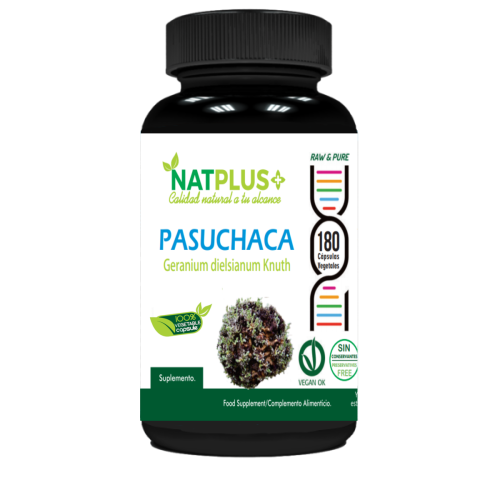 Pasuchaca 180 cápsulas vegetales 450mg