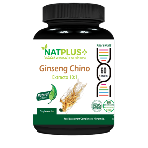 Ginseng Chino (extracto 10:1) 60 Cápsulas De 300mg