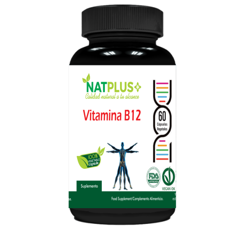Vitamina B12  Metilcobalamina 60 Capsulas Vegetales
