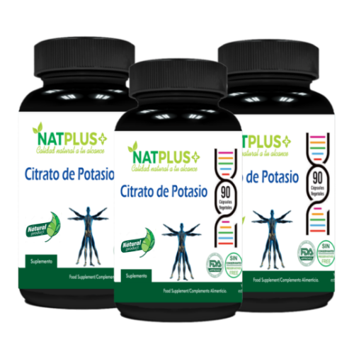 Citrato De Potasio Capsulas X 3 Frascos