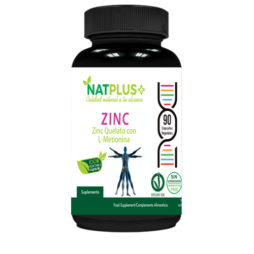 Zinc Quelato Con L-metionina 90 Capsulas