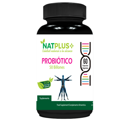 Probiótico 50 Billones 10 Cepas 60 Cápsulas Vegetales