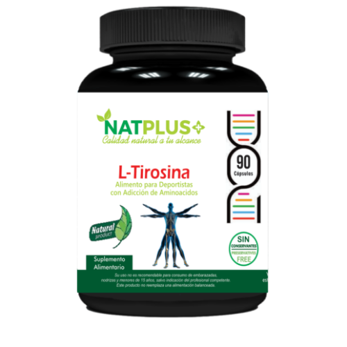 L Tirosina 90 Cápsulas de 500mg