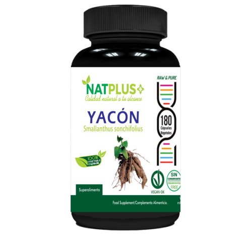 Yacón 180 cápsulas veggie 500mg