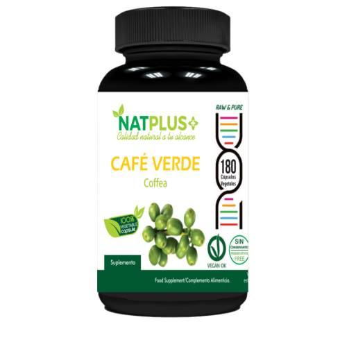 Café verde 180 cápsulas vegetales 500mg