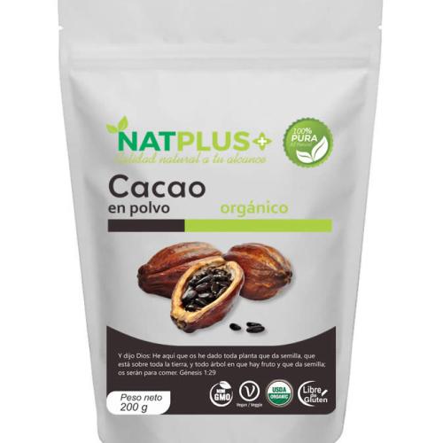 Cacao en polvo orgánico 200 g