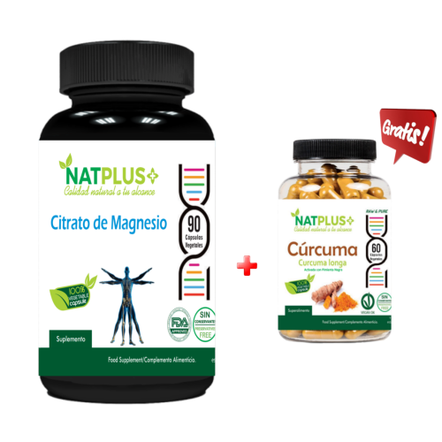 Citrato De Magnesio 90 Cápsulas