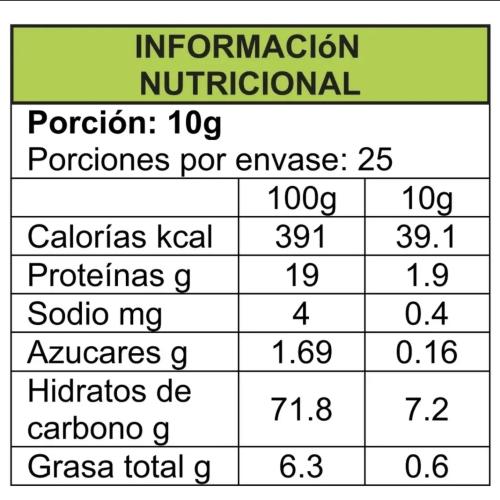 Amaranto en polvo instantáneo (Leche Vegetal) x 250gr