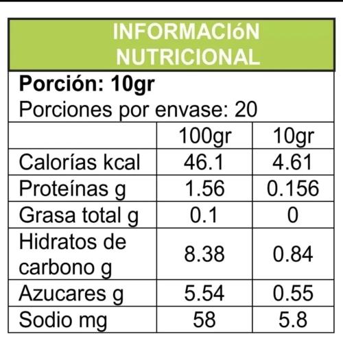 Betarraga en polvo x 200gr.